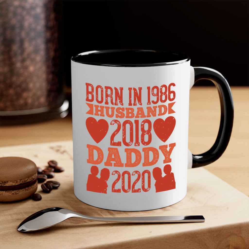 born in husband daddy 123#- fathers day-Mug / Coffee Cup