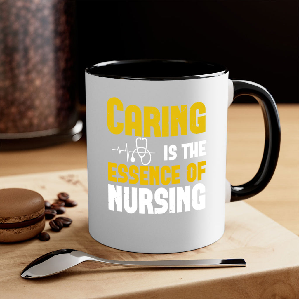 caring is the essence of Style 250#- nurse-Mug / Coffee Cup