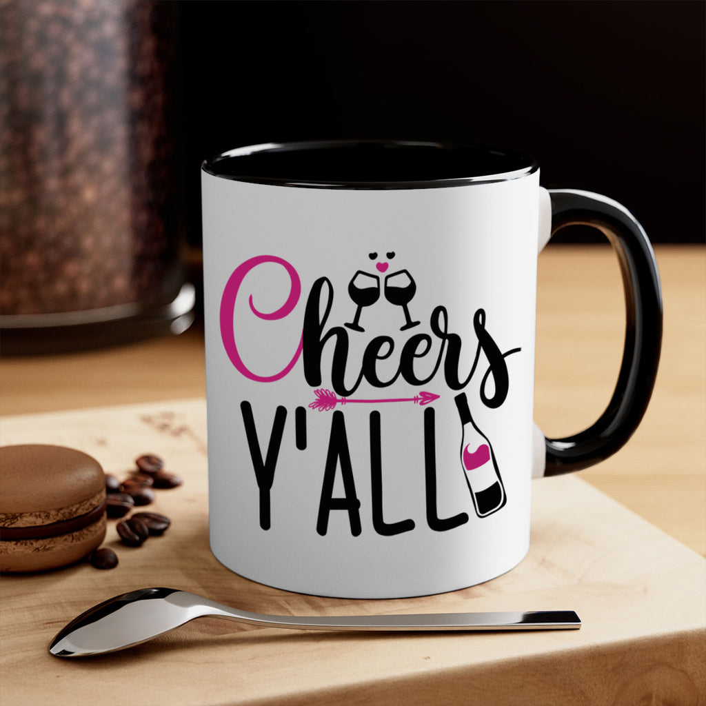 cheers yall 199#- wine-Mug / Coffee Cup