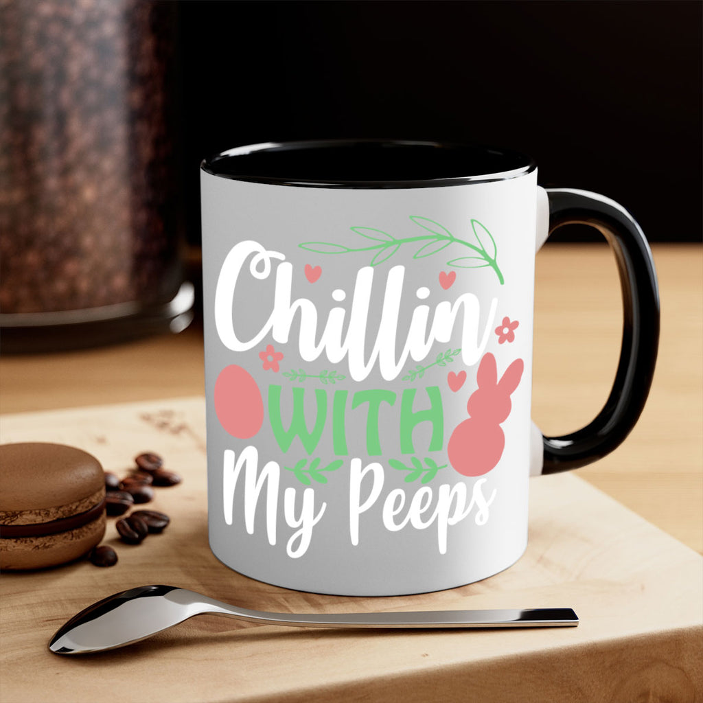 chillin with my peeps 98#- easter-Mug / Coffee Cup