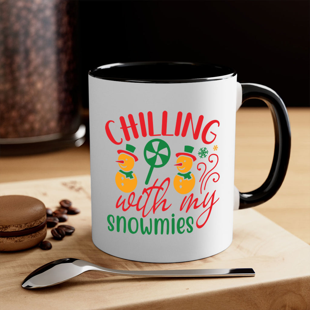 chilling with my snowmies style 91#- christmas-Mug / Coffee Cup