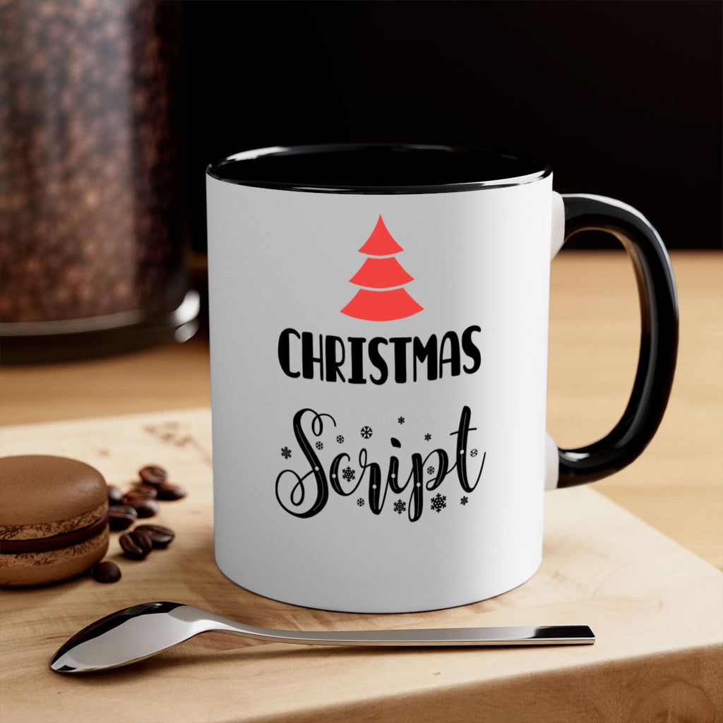 christmas script style 122#- christmas-Mug / Coffee Cup