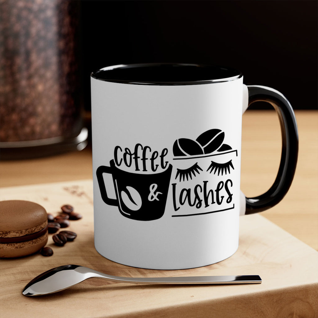 coffee lashes 176#- coffee-Mug / Coffee Cup