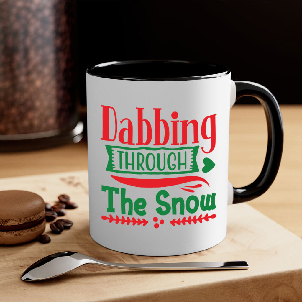 dabbing through the snow style 145#- christmas-Mug / Coffee Cup