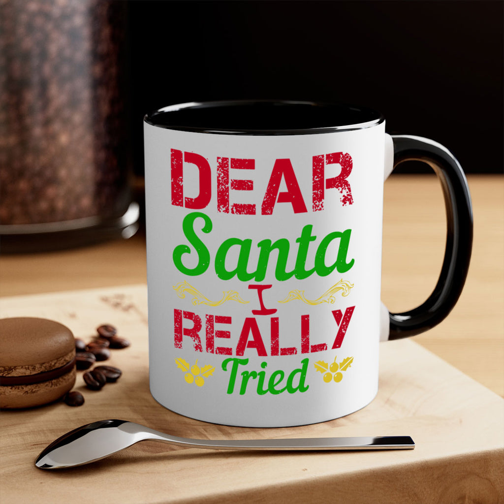 dear santa i really tried 313#- christmas-Mug / Coffee Cup