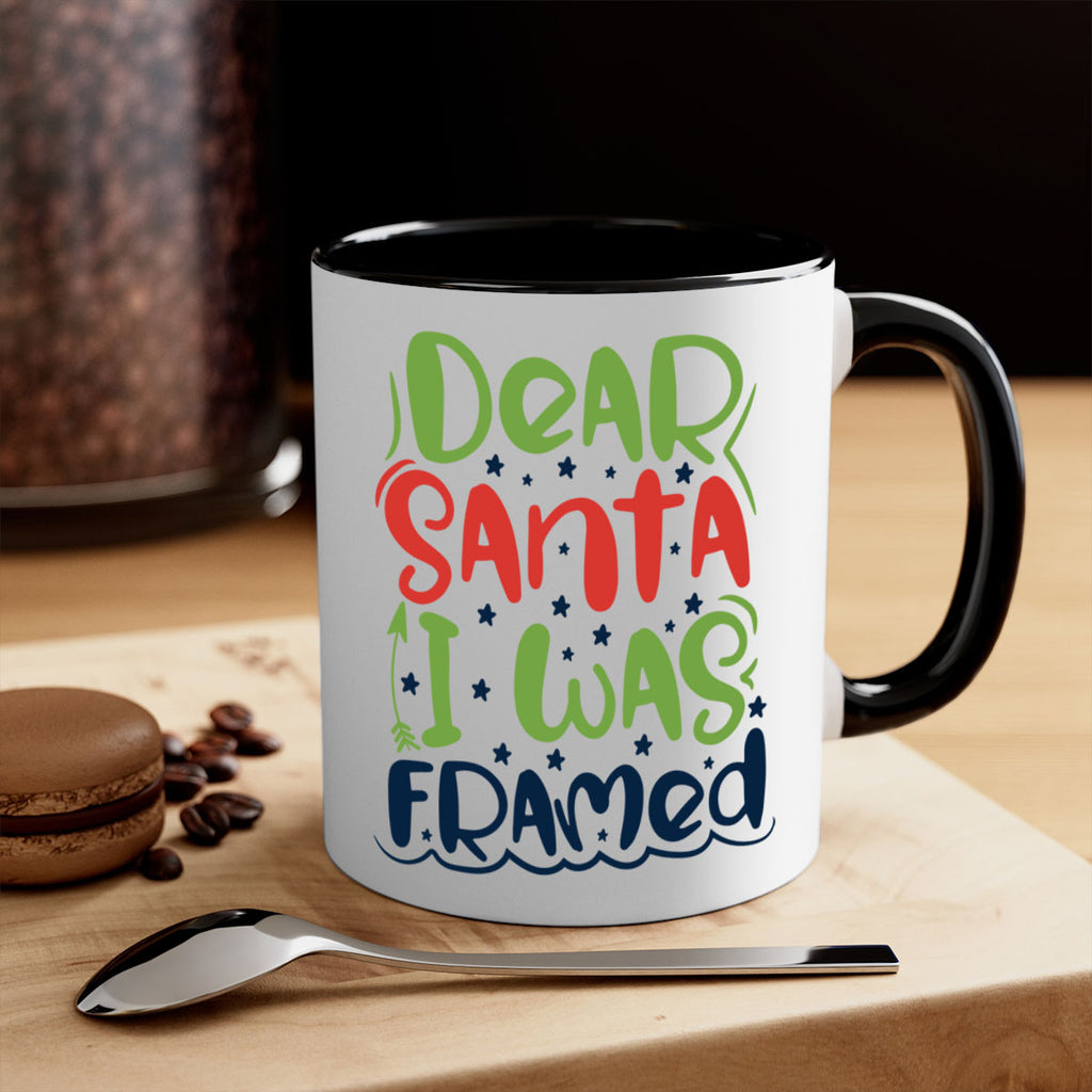 dear santa i was framedd 280#- christmas-Mug / Coffee Cup