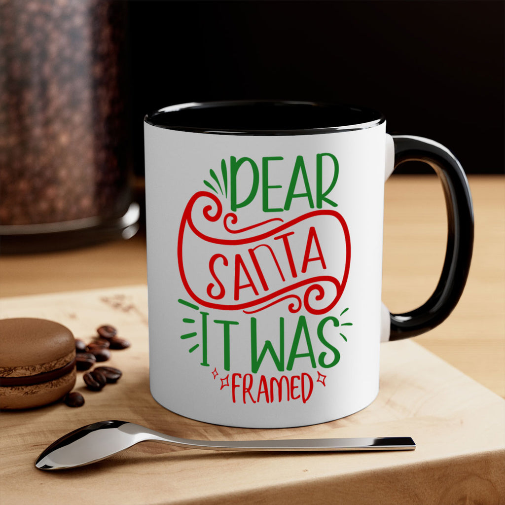 dear santa it was framed style 165#- christmas-Mug / Coffee Cup