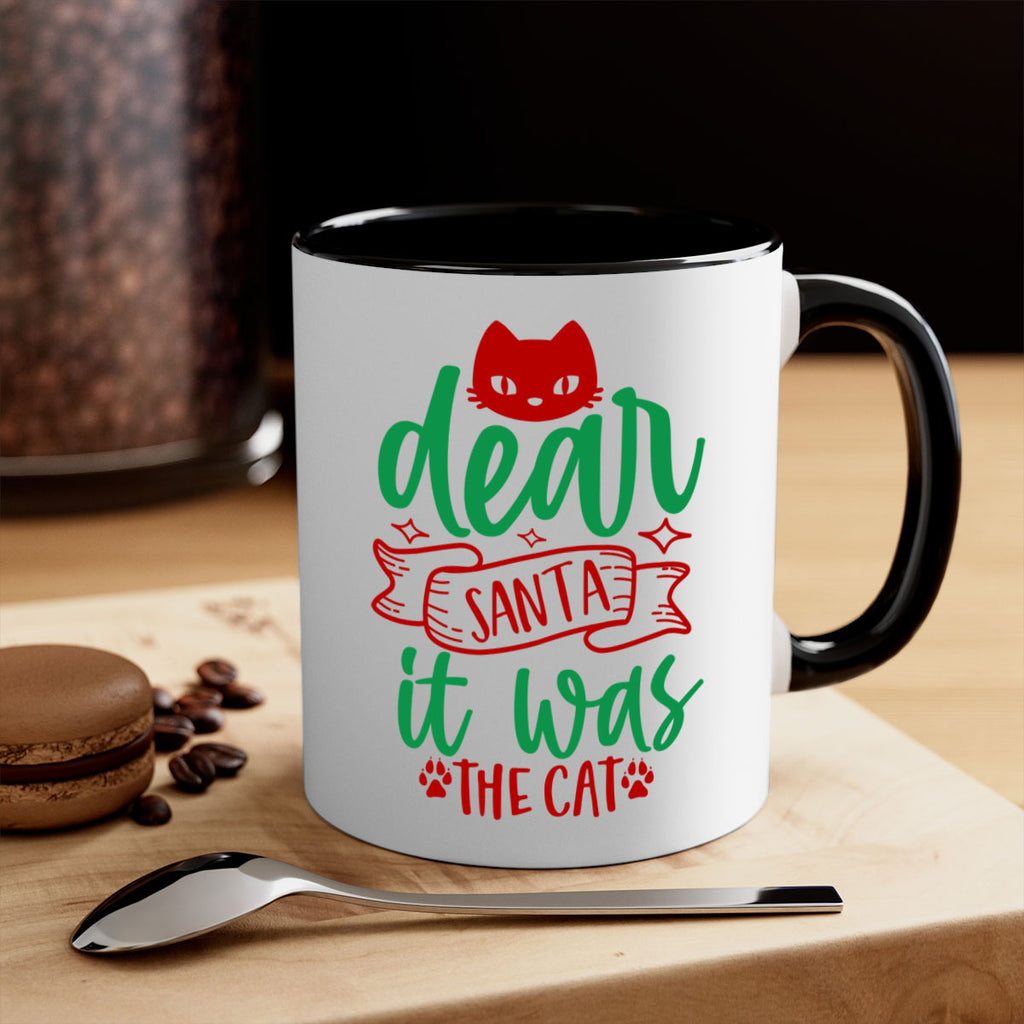 dear santa it was the cat style 170#- christmas-Mug / Coffee Cup