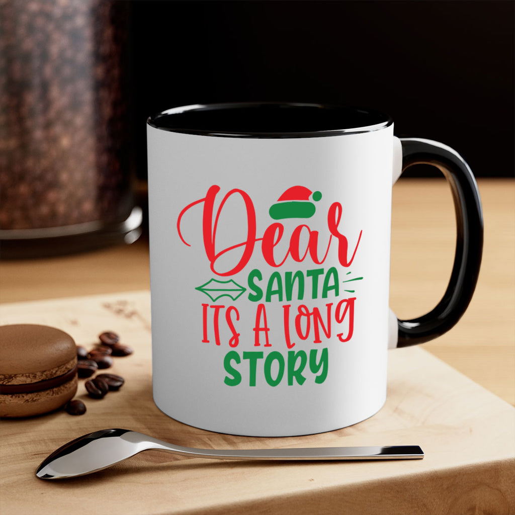 dear santa its a long story style 173#- christmas-Mug / Coffee Cup