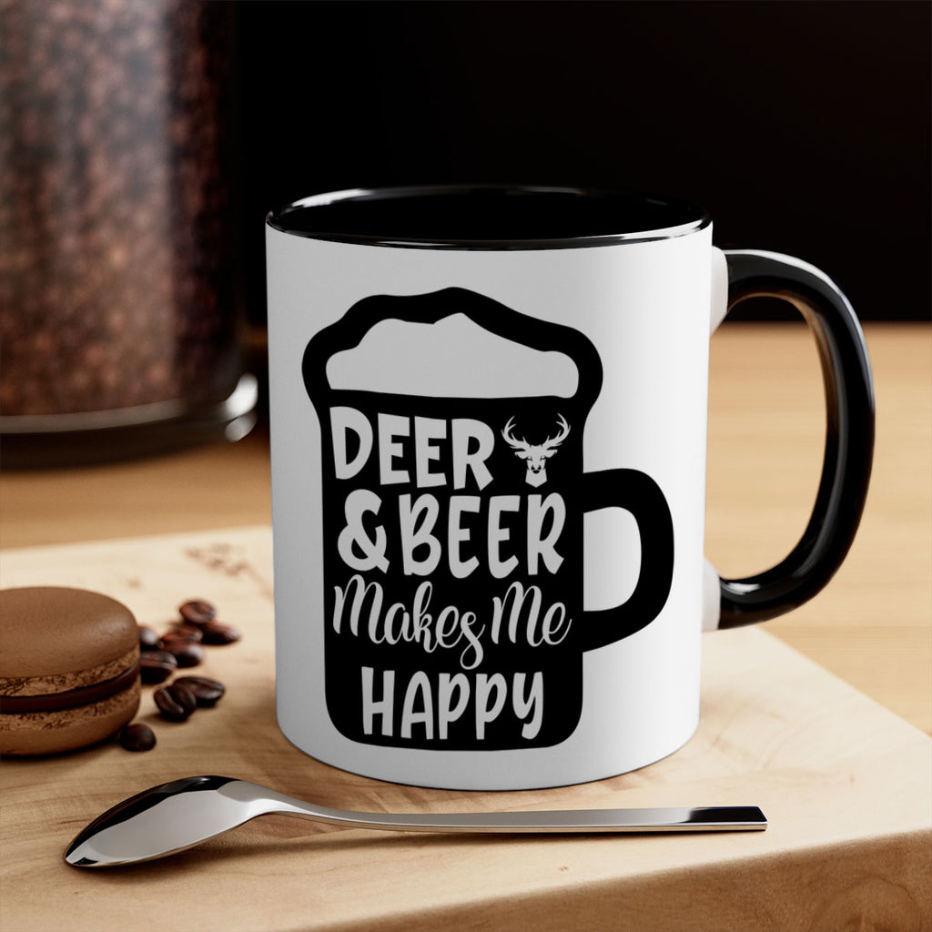 deer and beer makes me happy 17#- hunting-Mug / Coffee Cup