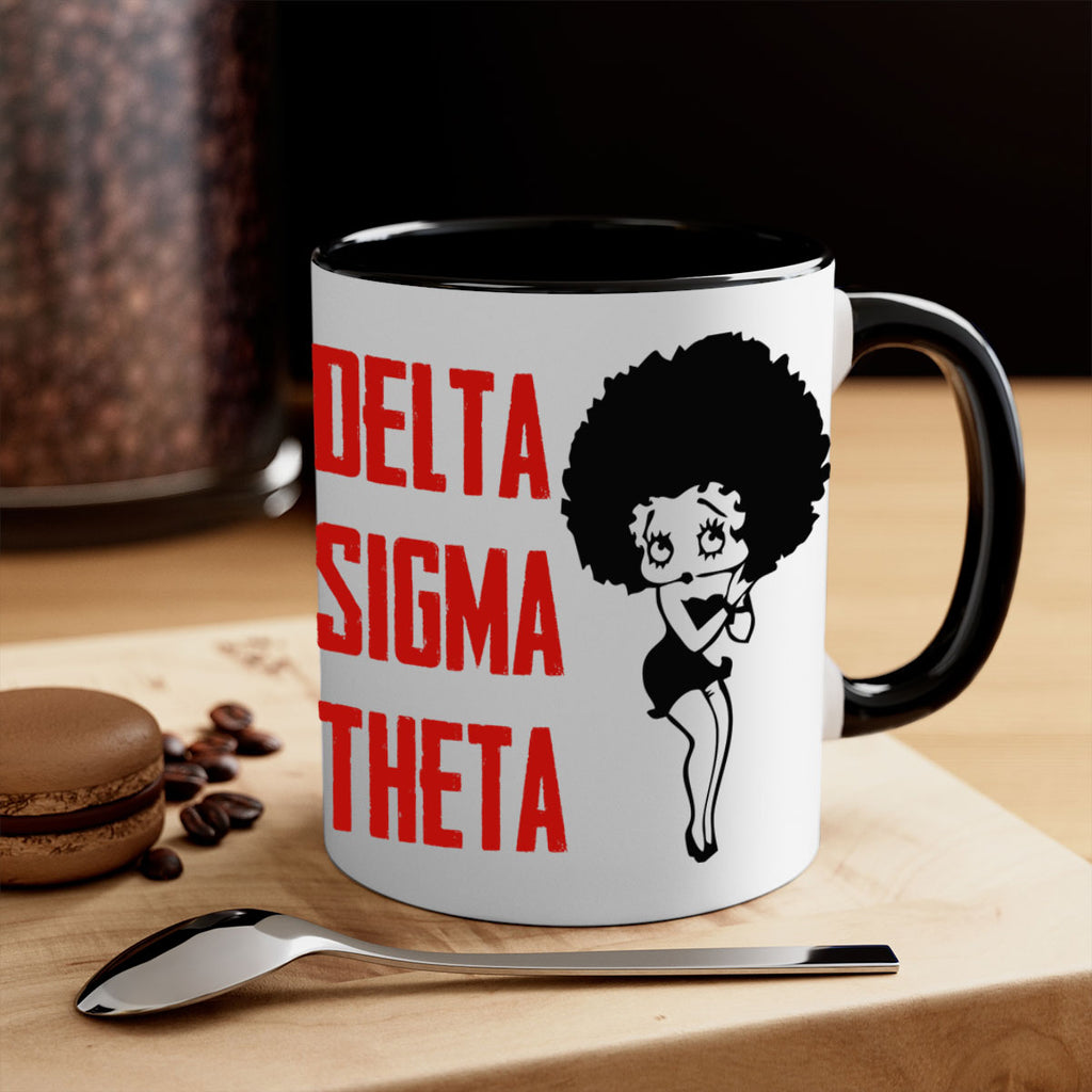 delta sigma theta 5#- black words - phrases-Mug / Coffee Cup