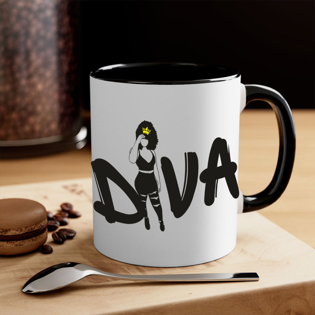 diva 6#- Black women - Girls-Mug / Coffee Cup