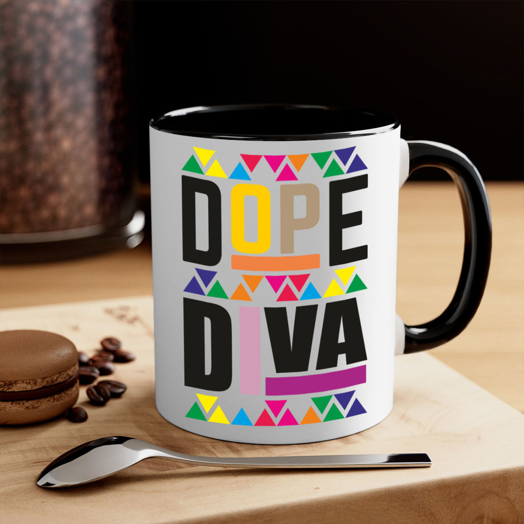 dope diva- black words - phrases-Mug / Coffee Cup