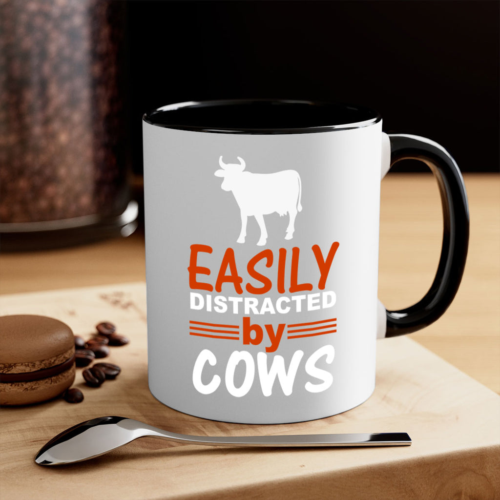 easily distracted by cows Style 4#- Cow-Mug / Coffee Cup