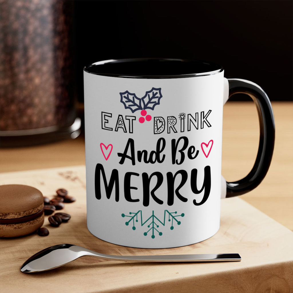 eat drink and be merry style 190#- christmas-Mug / Coffee Cup