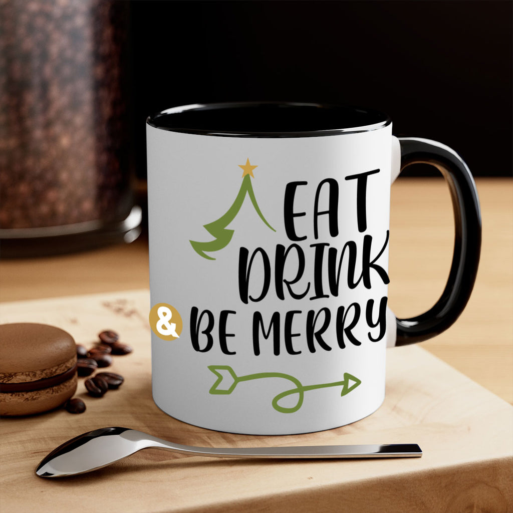 eat drink and be merry style 191#- christmas-Mug / Coffee Cup