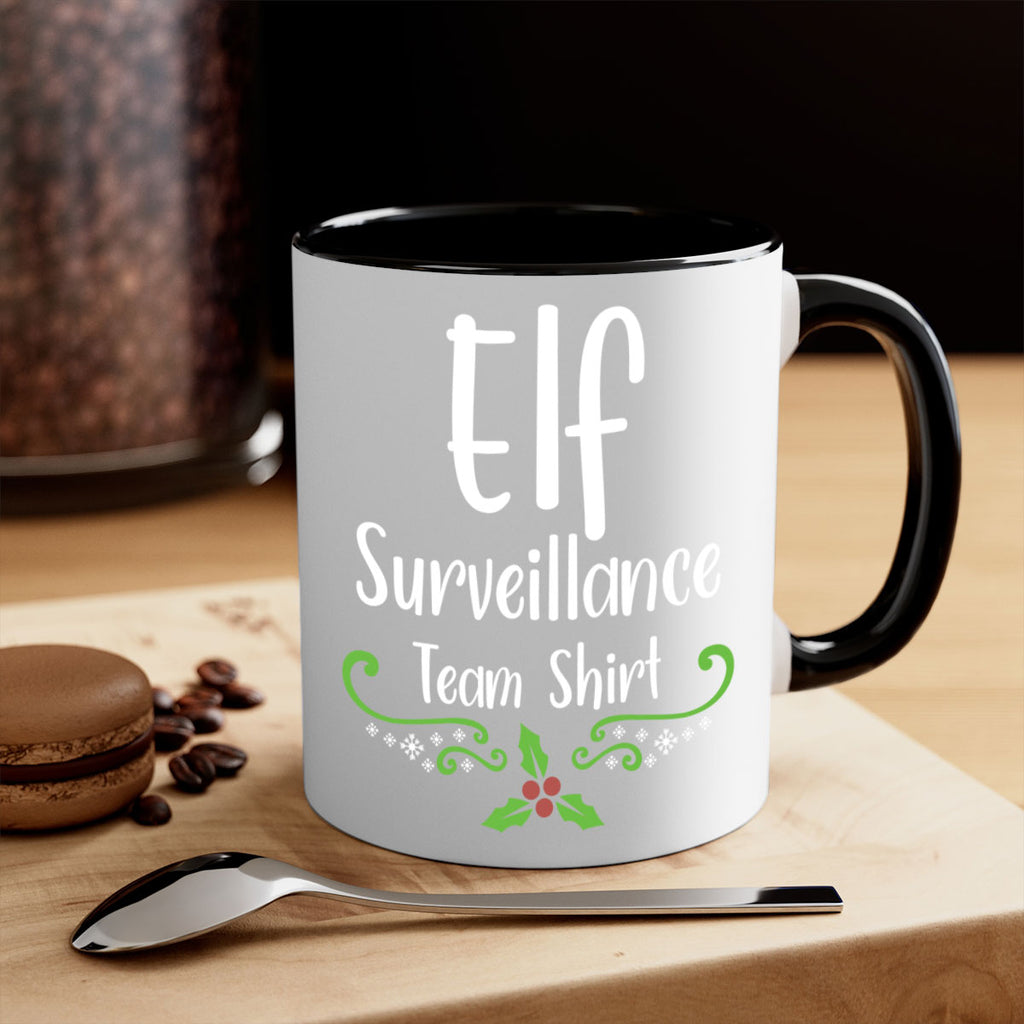 elf surveillance team shirt style 196#- christmas-Mug / Coffee Cup