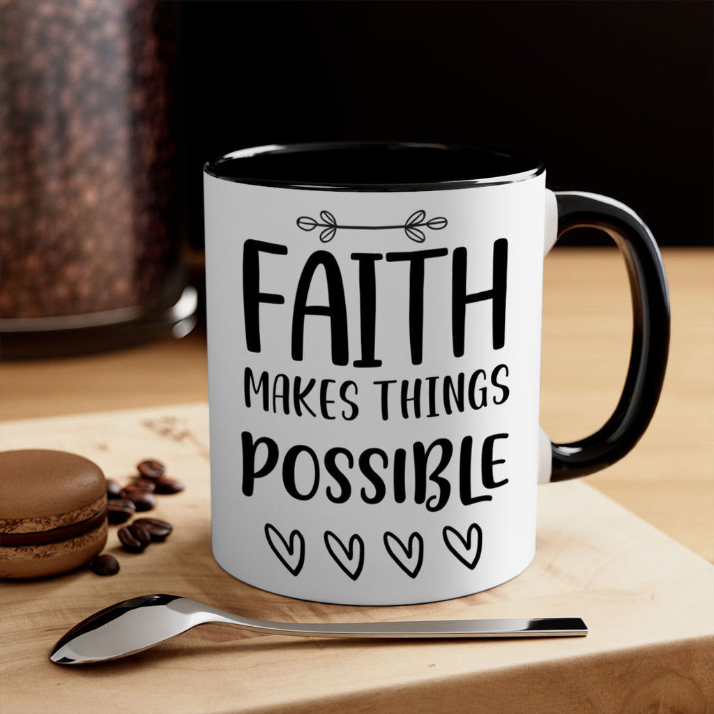 faith makes things possible style 202#- christmas-Mug / Coffee Cup