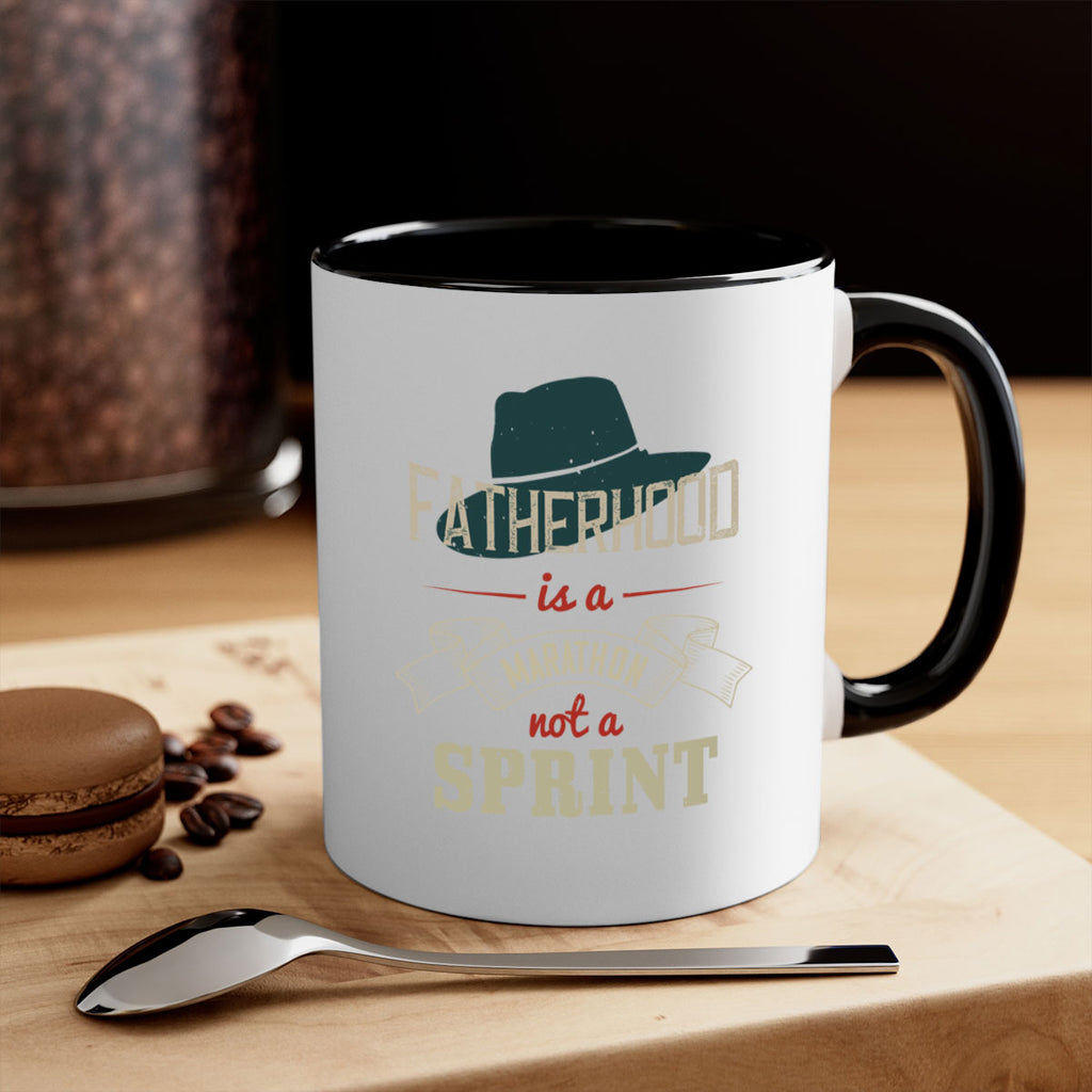 fatherhood is a marathon 227#- fathers day-Mug / Coffee Cup