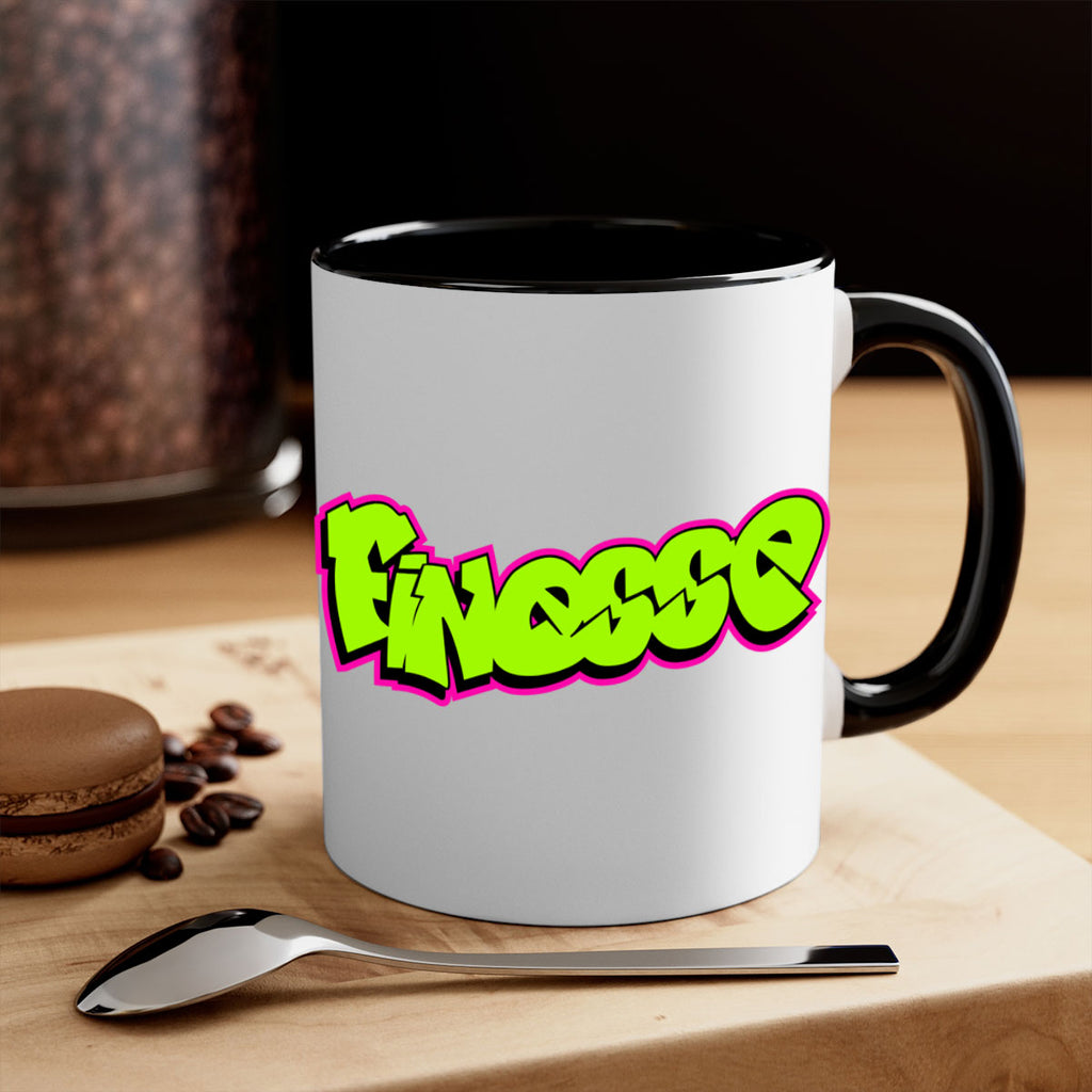 finesse 154#- black words - phrases-Mug / Coffee Cup