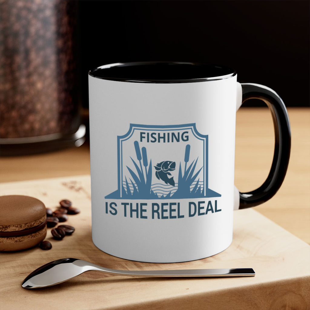 fishing is the real deal 138#- fishing-Mug / Coffee Cup