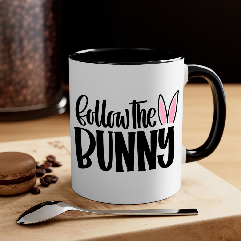 follow the bunny 44#- easter-Mug / Coffee Cup