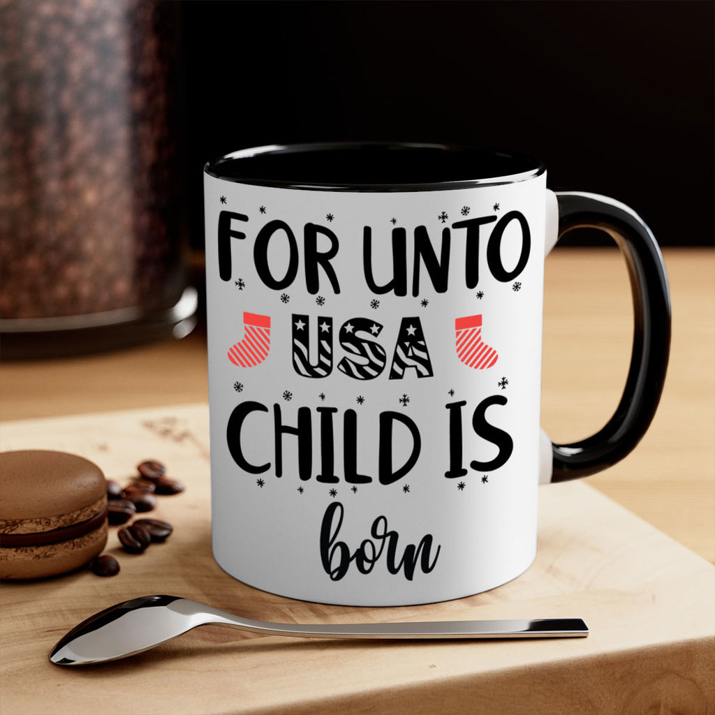 for unto us a child is born style 212#- christmas-Mug / Coffee Cup