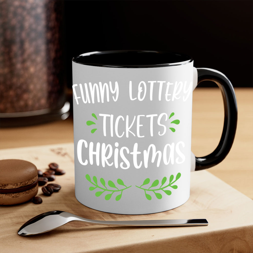 funny lottery tickets christmas style 229#- christmas-Mug / Coffee Cup