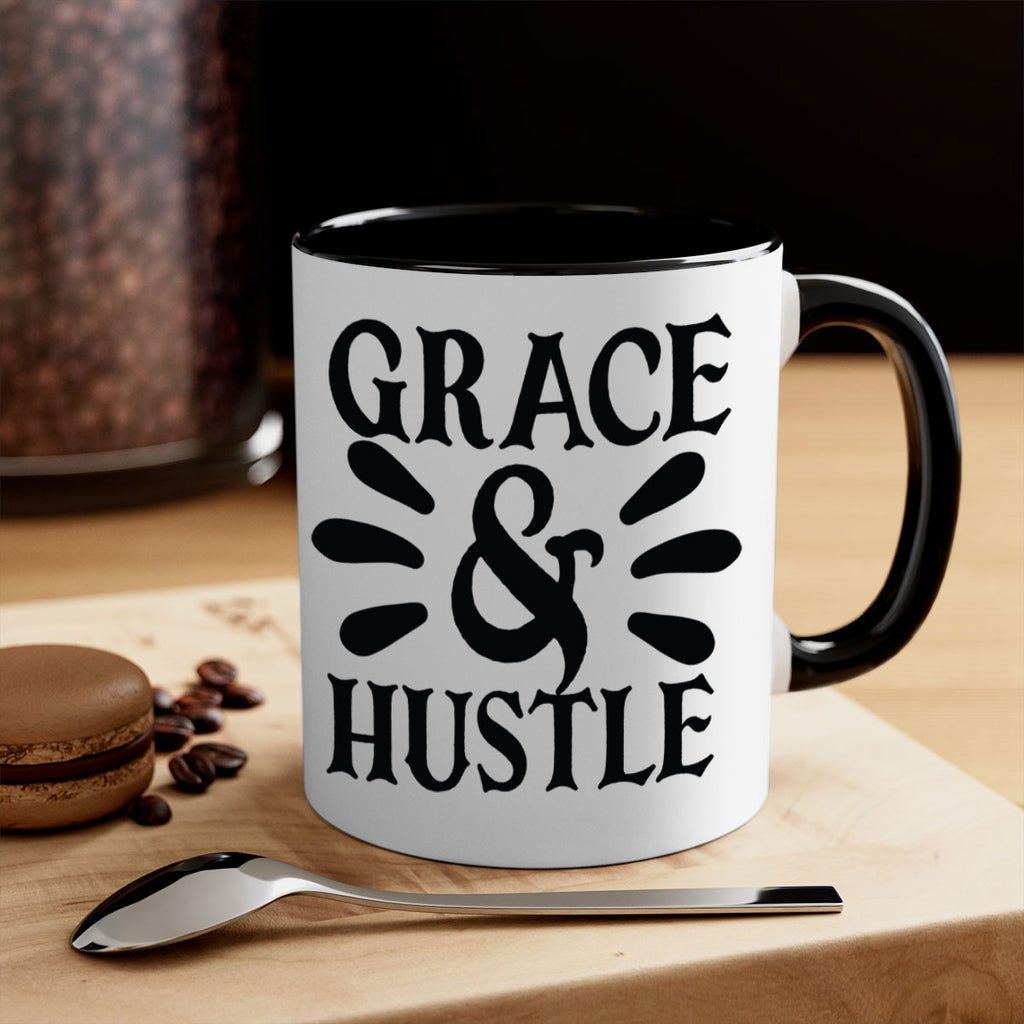grace hustle Style 111#- motivation-Mug / Coffee Cup