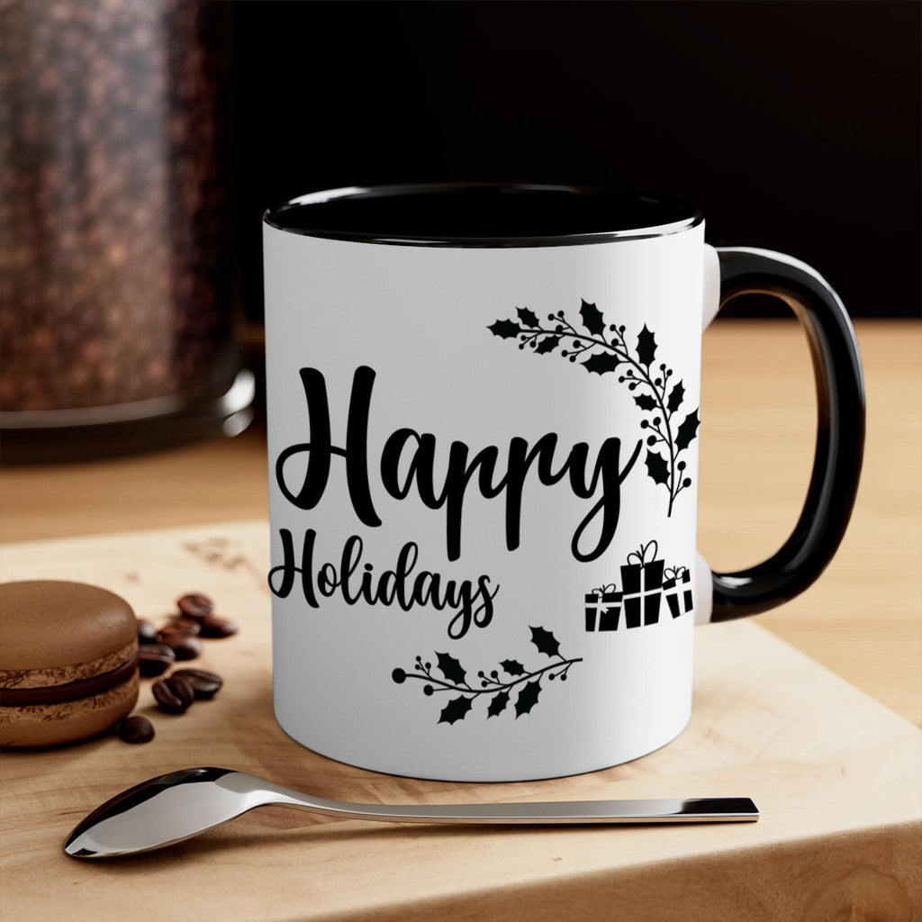 happy holidays style 7#- christmas-Mug / Coffee Cup