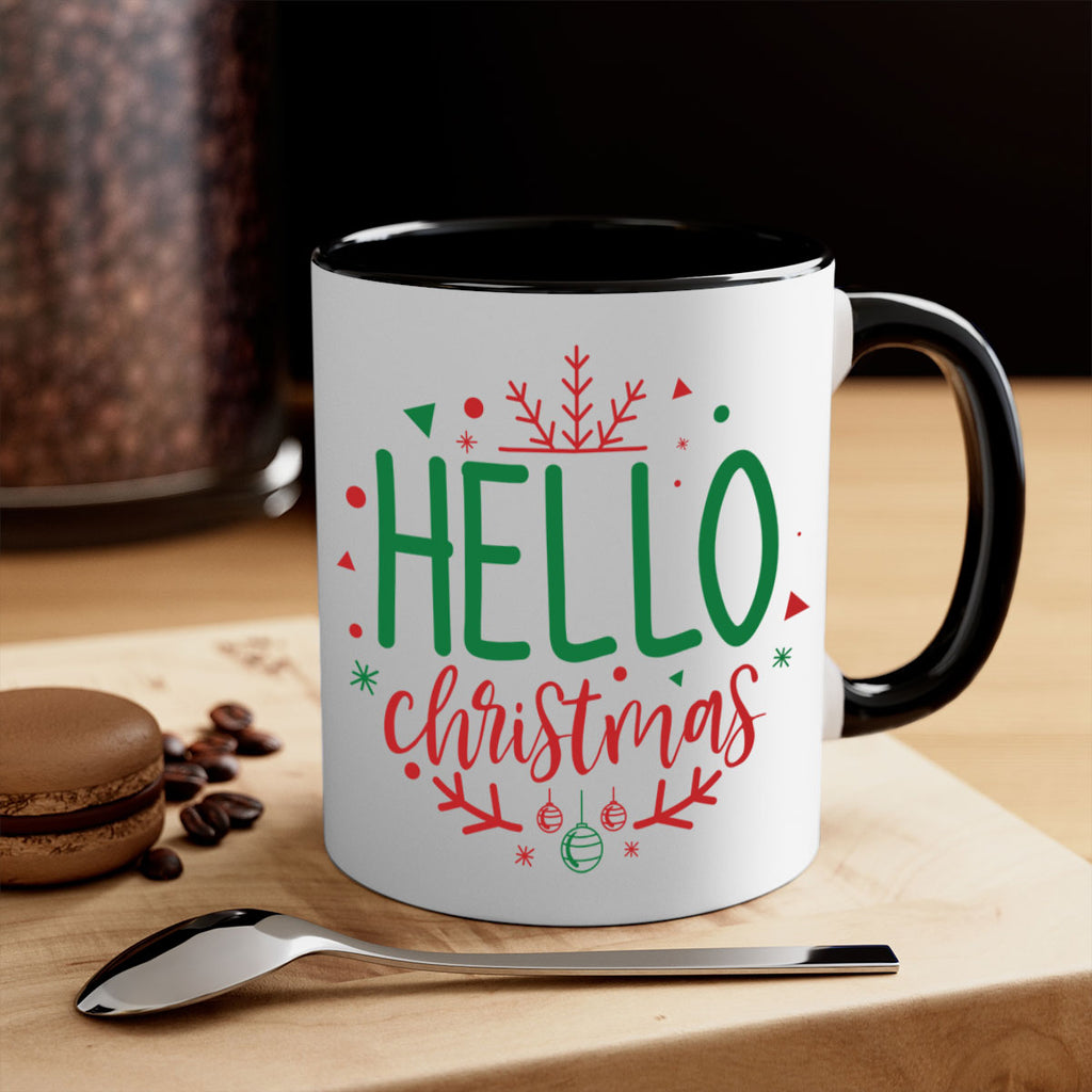 hello christmas style 285#- christmas-Mug / Coffee Cup