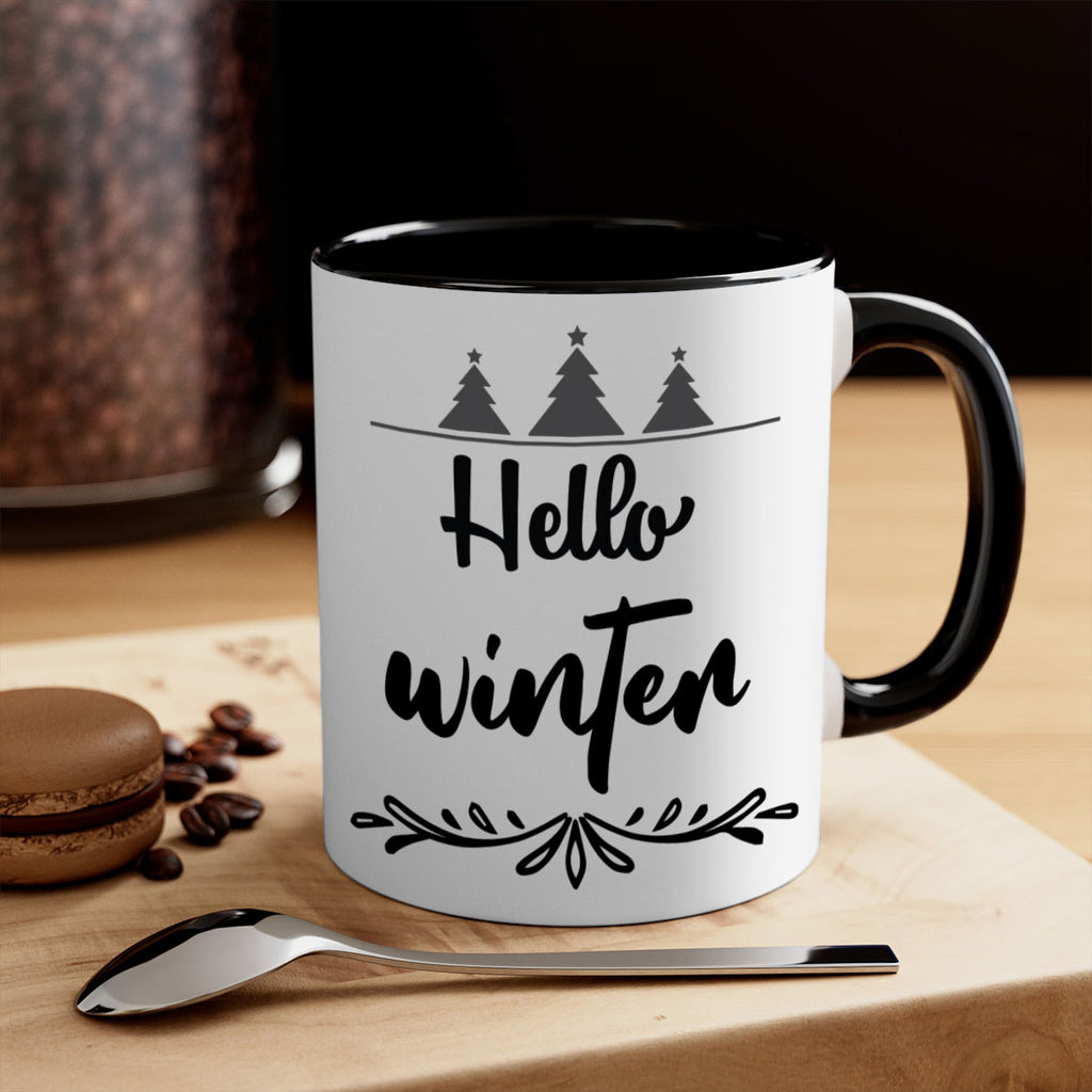 hello winter style 287#- christmas-Mug / Coffee Cup