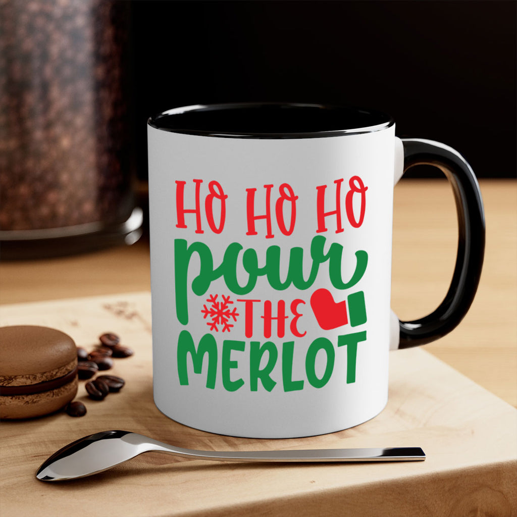 ho ho ho pour the merlot style 290#- christmas-Mug / Coffee Cup