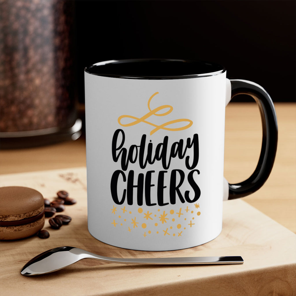 holiday cheers gold 140#- christmas-Mug / Coffee Cup