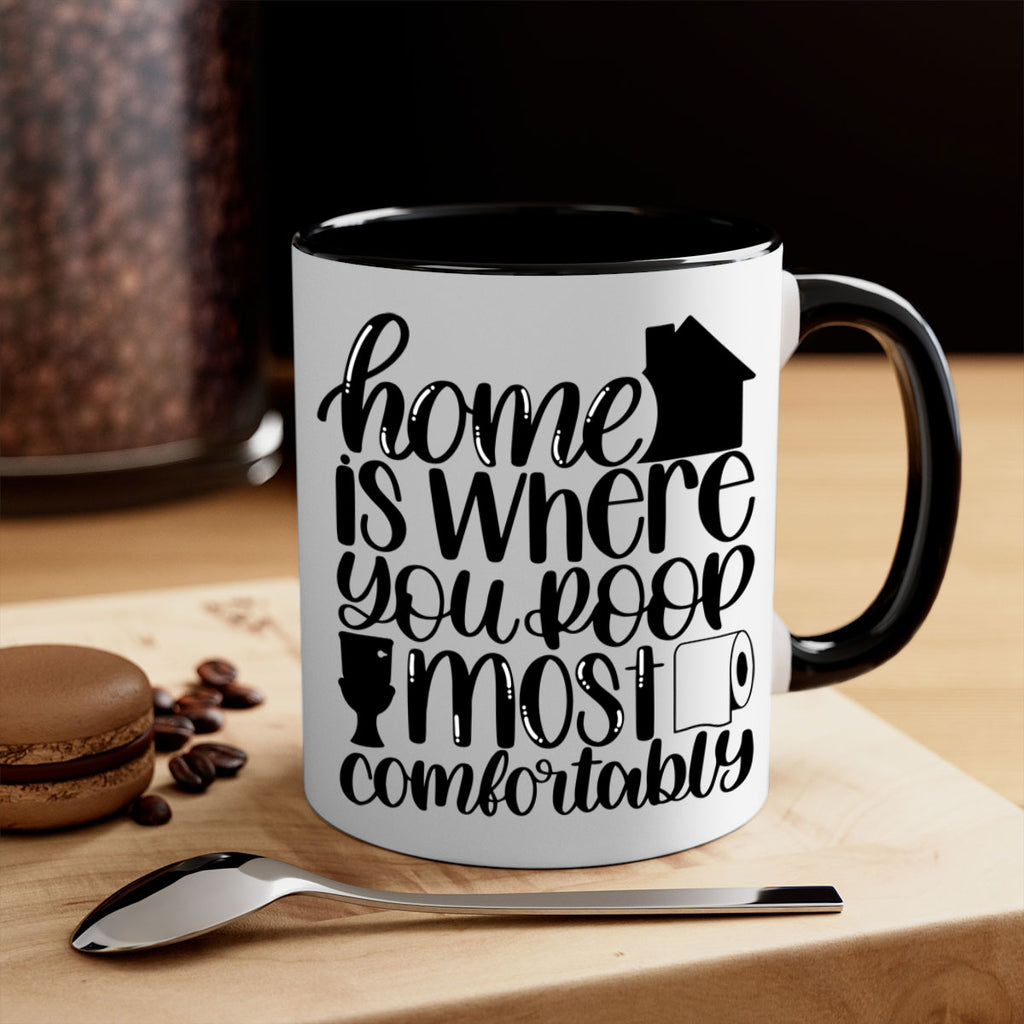 home is where you poop 32#- bathroom-Mug / Coffee Cup