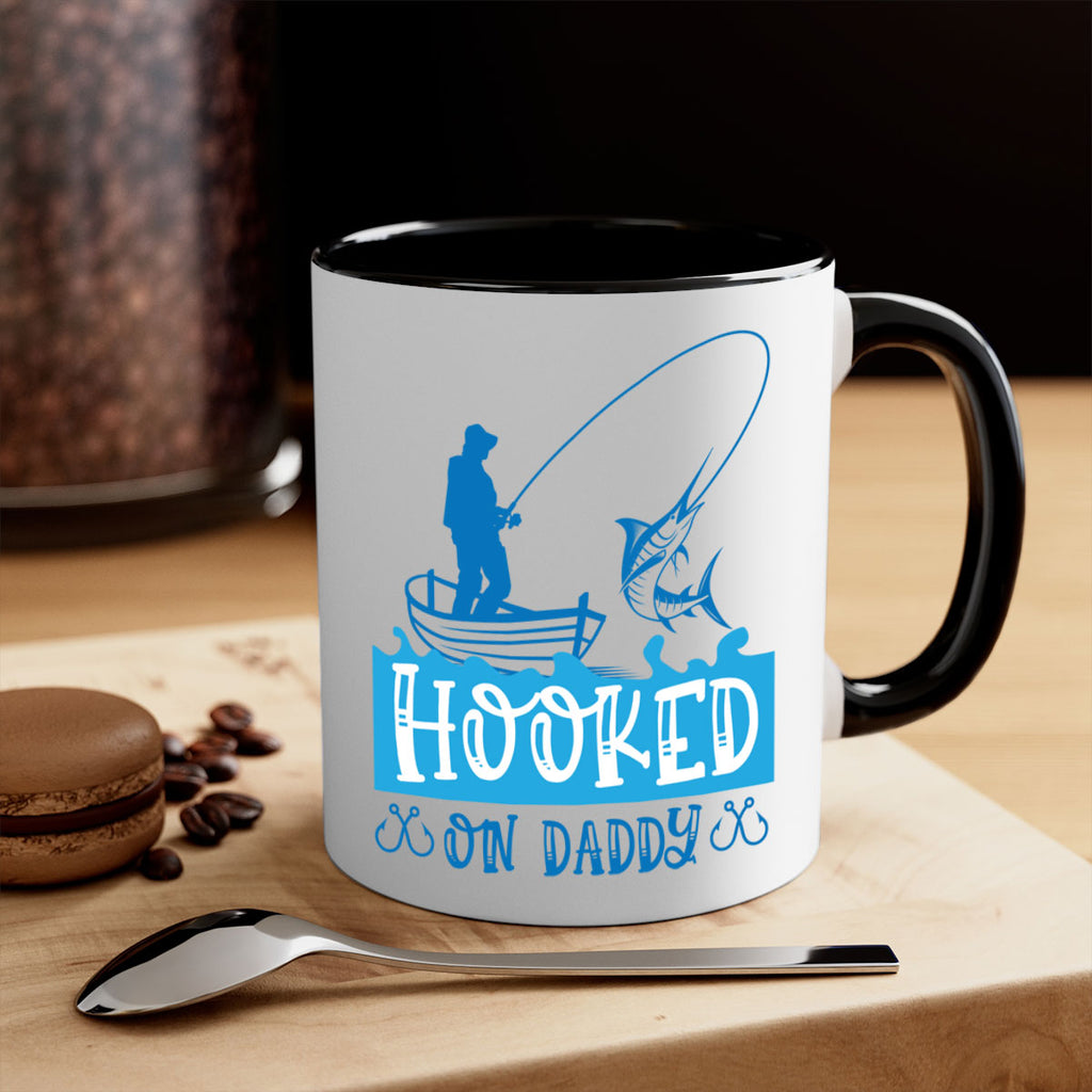 hooked on daddy 218#- fishing-Mug / Coffee Cup