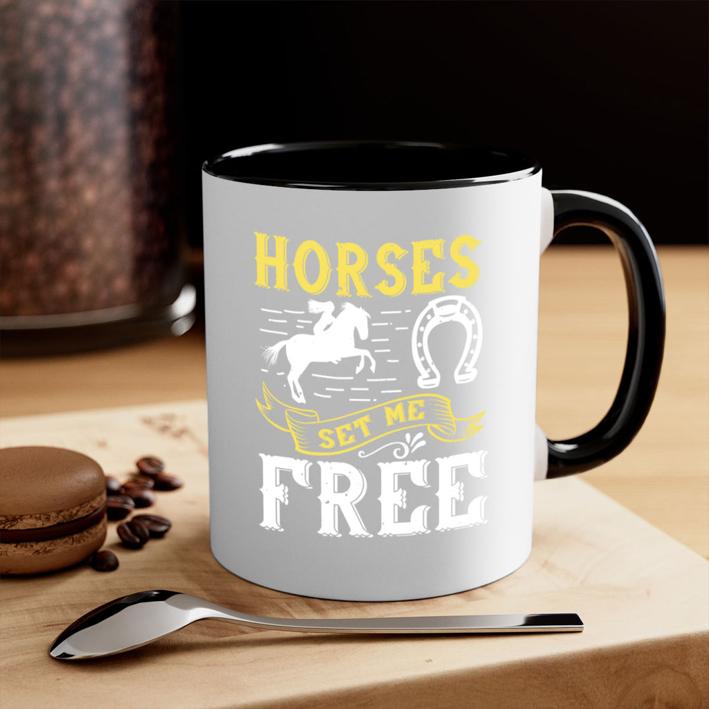 horses set me free Style 39#- horse-Mug / Coffee Cup