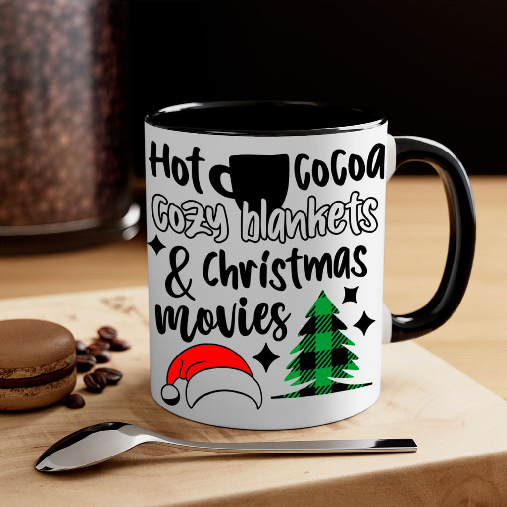 hot cocoa cozy blankets and christmas movies style 310#- christmas-Mug / Coffee Cup