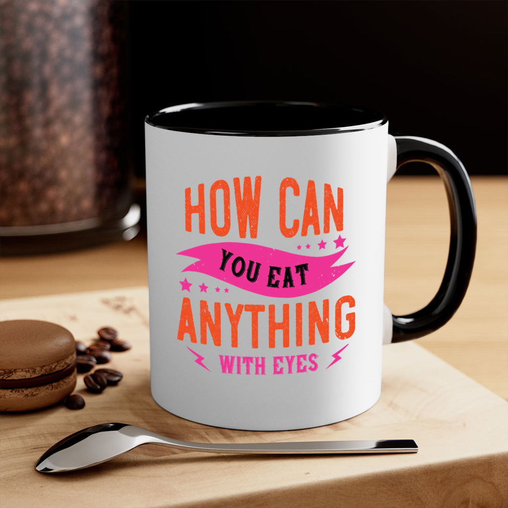 how can you eat anything with eyes 55#- vegan-Mug / Coffee Cup