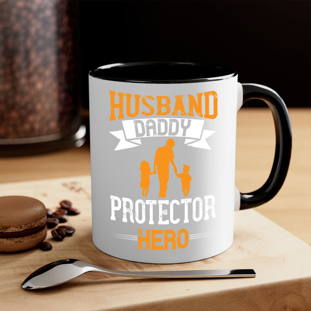 husband daddy protector hero 252#- fathers day-Mug / Coffee Cup