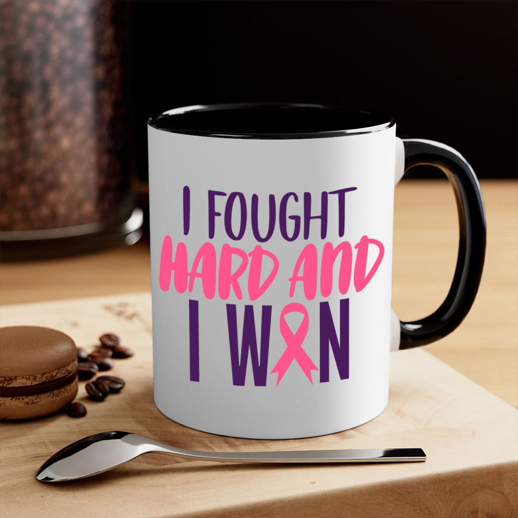 i fought hard and i won Style 10#- breast cancer-Mug / Coffee Cup