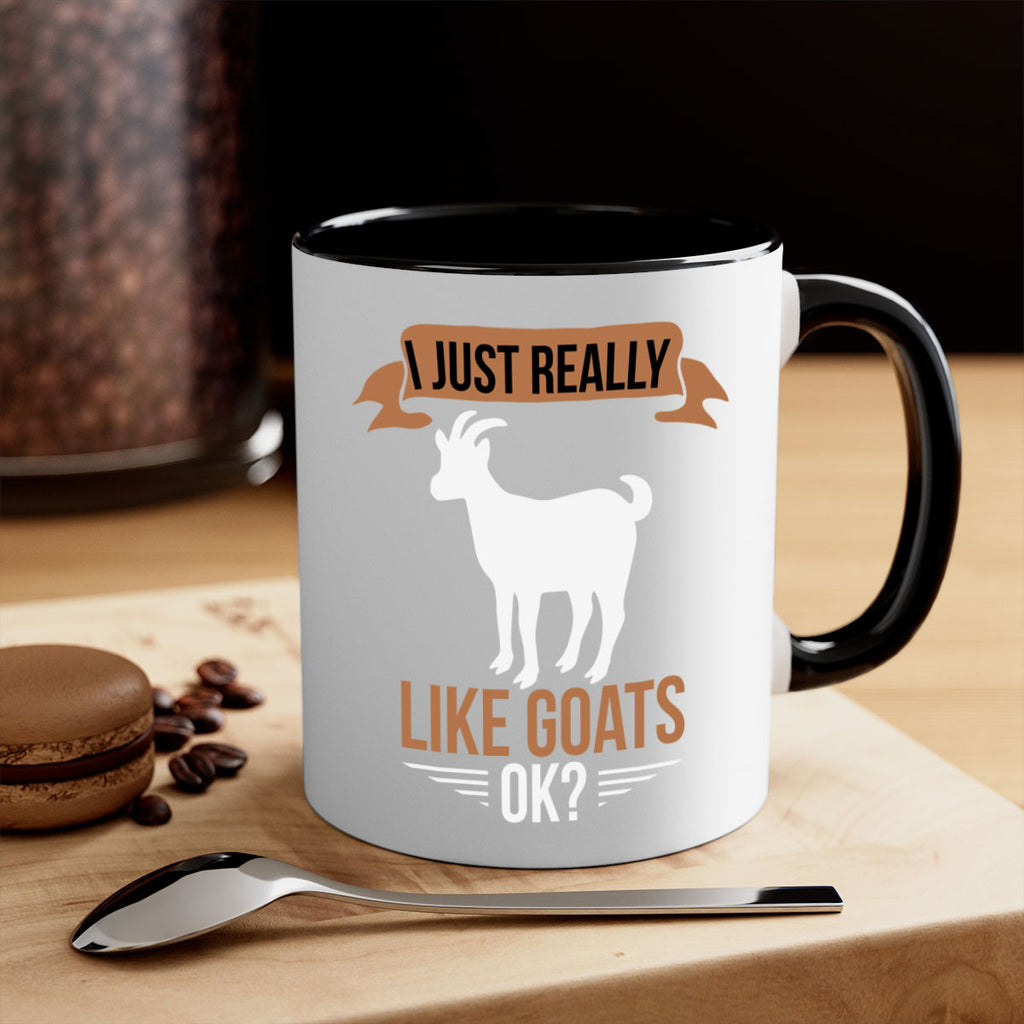 i just really like goats ok Style 3#- goat-Mug / Coffee Cup