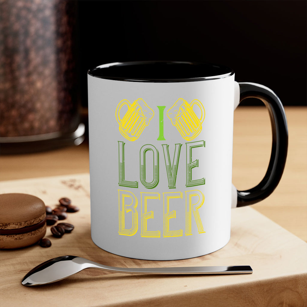 i love beer Style 134#- St Patricks Day-Mug / Coffee Cup