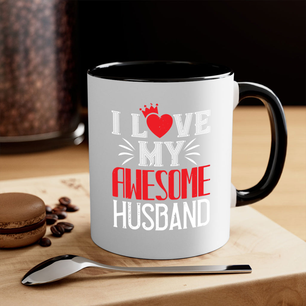i love my awesome husband 56#- valentines day-Mug / Coffee Cup