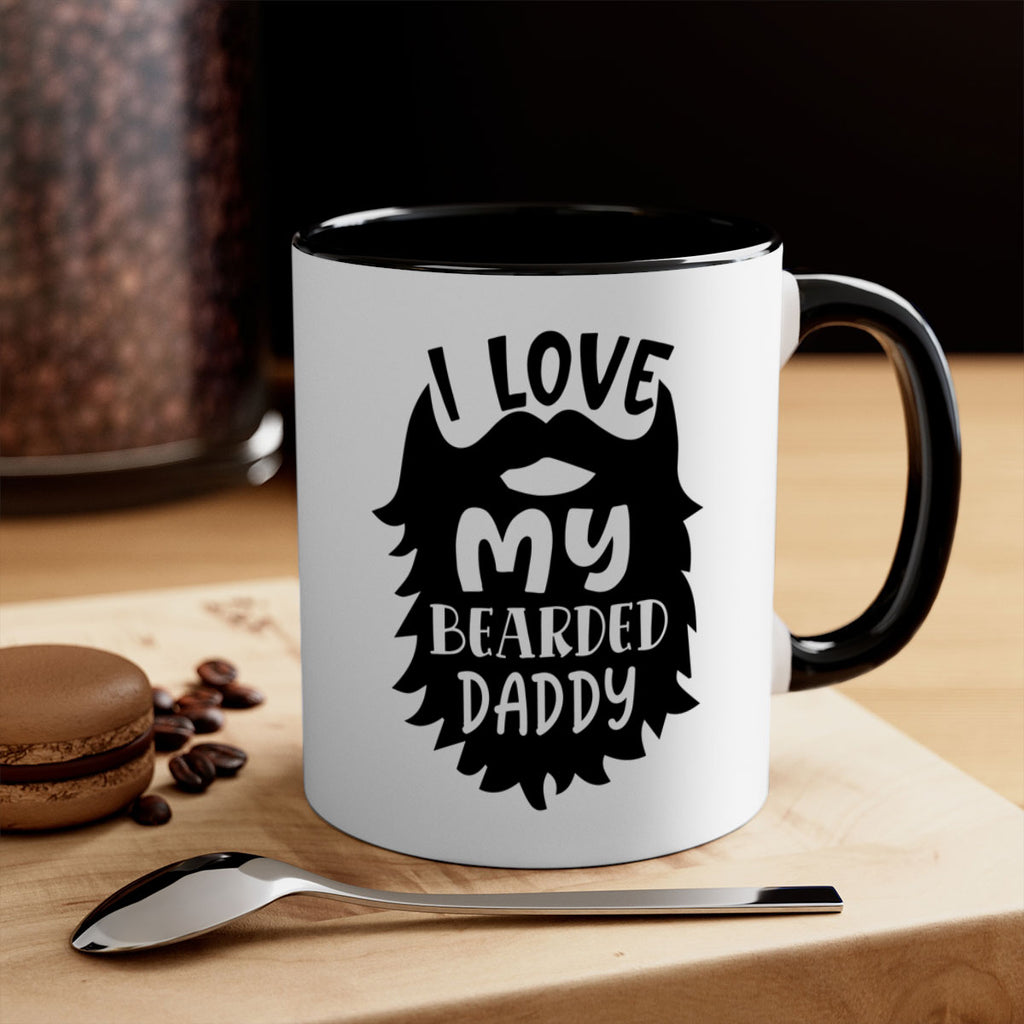 i love my bearded daddy Style 248#- baby2-Mug / Coffee Cup