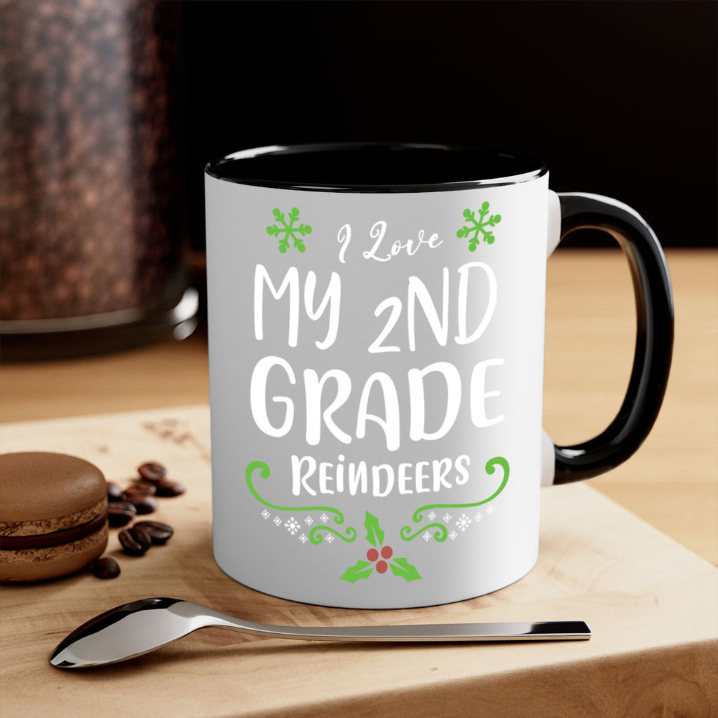 i love my nd grade reindeers style 335#- christmas-Mug / Coffee Cup