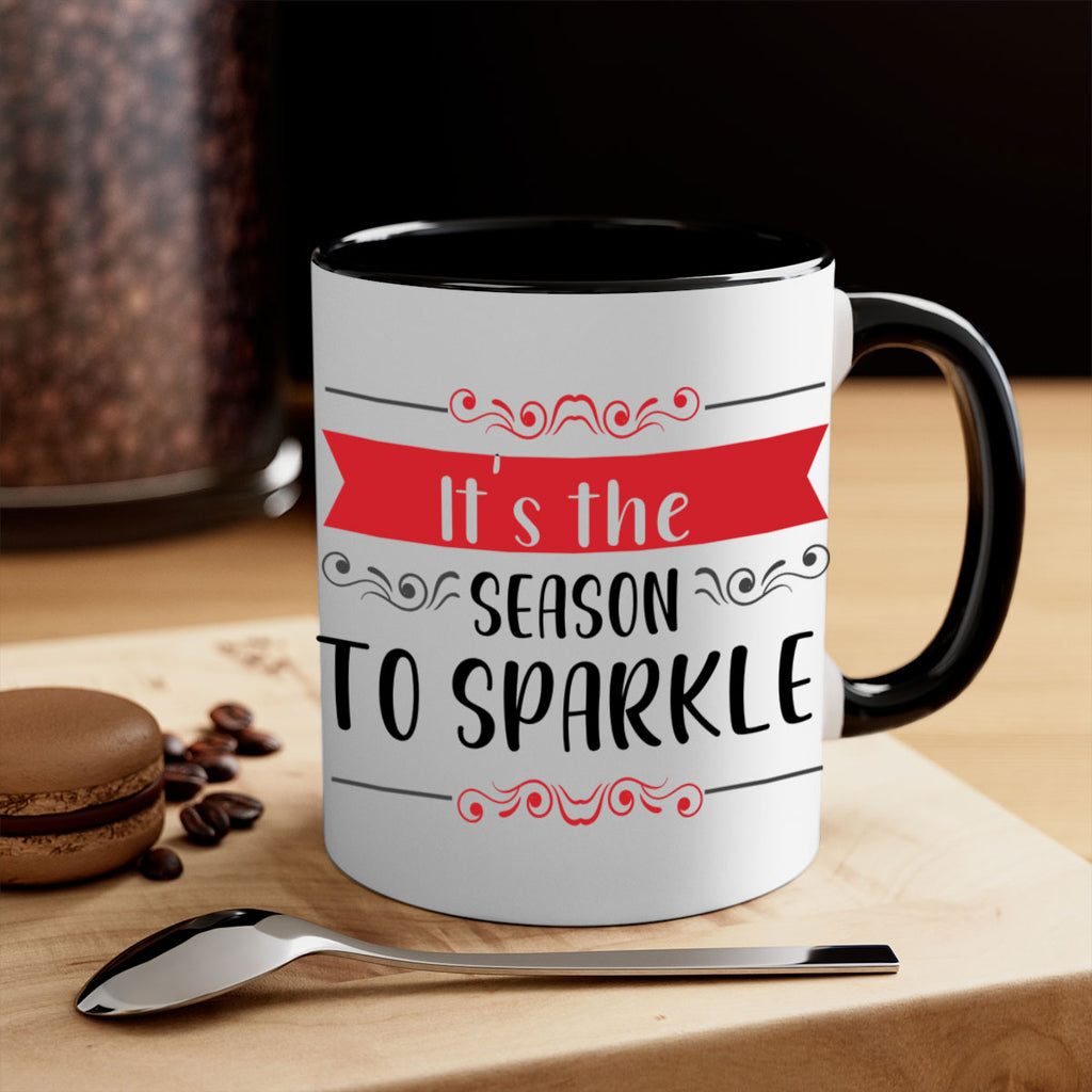 it s the season to sparkle style 371#- christmas-Mug / Coffee Cup