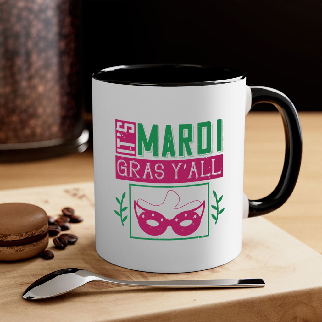 it’s mardi gras y’all 60#- mardi gras-Mug / Coffee Cup