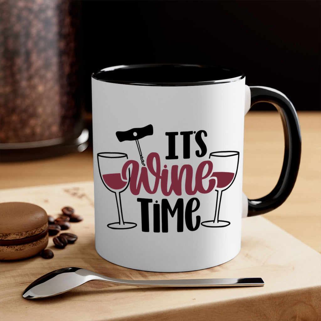 its wine time 46#- wine-Mug / Coffee Cup