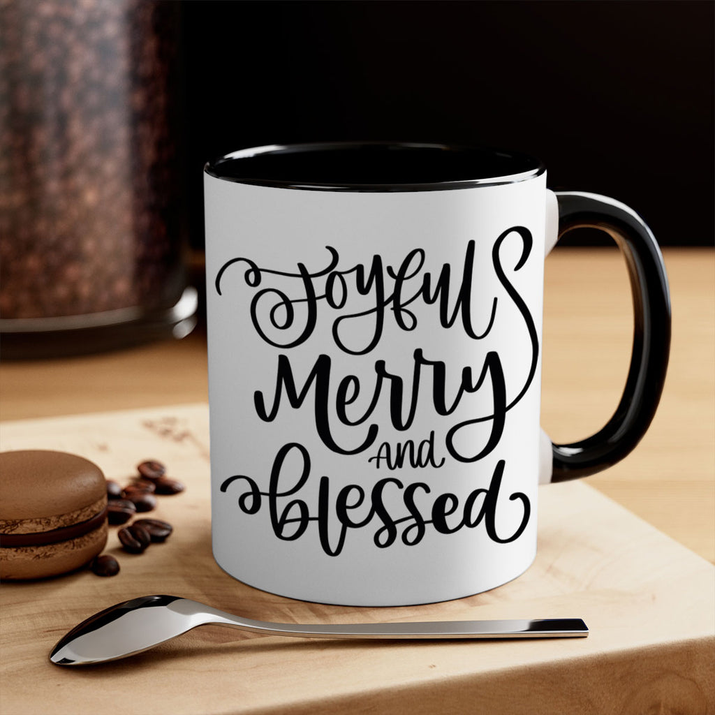 joyful merry and blessed 107#- christmas-Mug / Coffee Cup